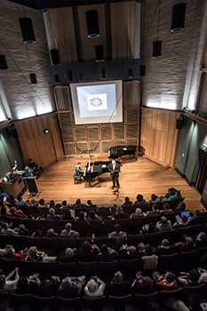 Sydney Conservatorium Recital Hall East filled to capacity for the concert