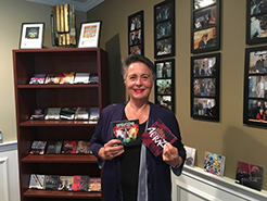 Margaret Brandman at Parma Recordings Offices in the USA