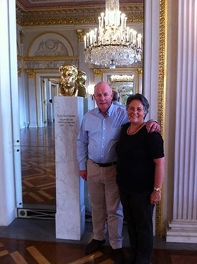 Margaret with Martin Cooke